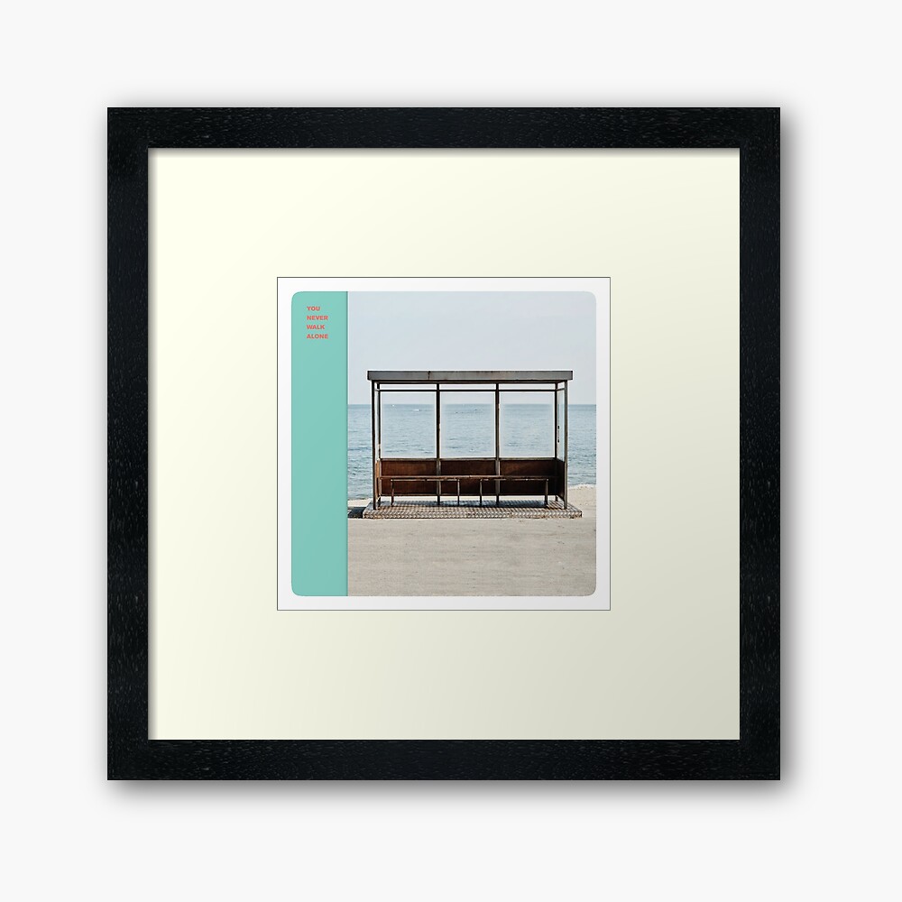 Bts You Never Walk Alone Wings Album Artwork Framed Art Print By Kpoptokens Redbubble