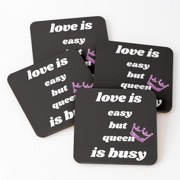 Item preview, love is easy queen is busy classic t shirt designed and sold by sangram9337.