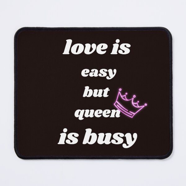 Item preview, love is easy queen is busy classic t shirt designed and sold by sangram9337.