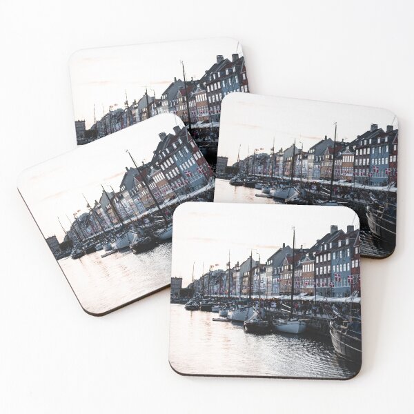 Item preview, Nyhavn, Copenhagen by nightfall | Travel photography | Wall art | Architecture designed and sold by EvelineH.