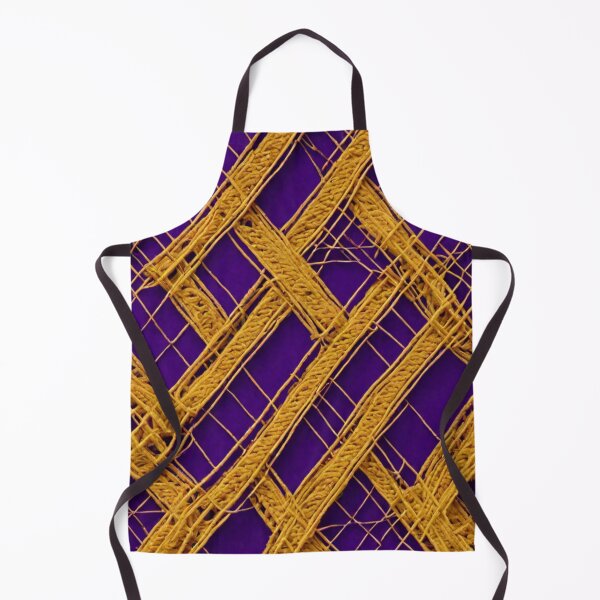 Item preview, Yellow thick Thread Work Abstract Pattern in Purple Background designed and sold by Md Rashid Hasan.
