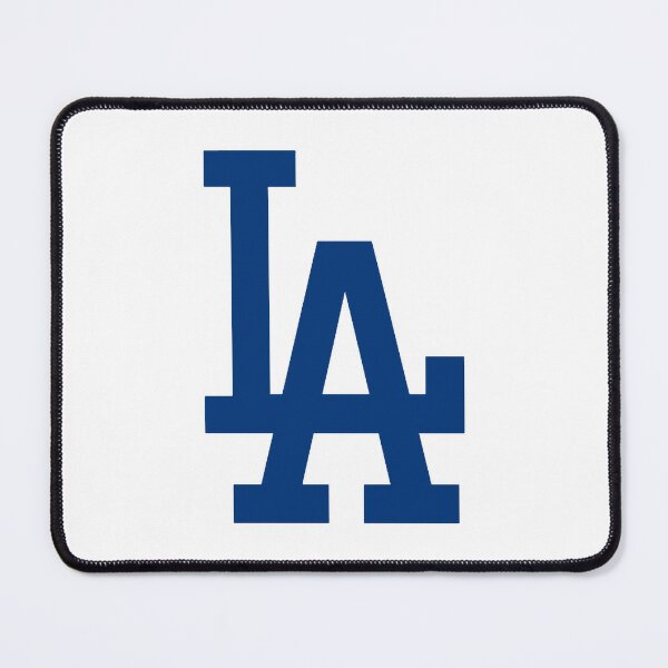 Los Angeles Dodgers L.A. Letters Blue Jersey Patch Iron On 