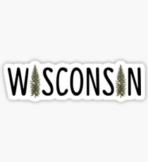 wisconsin pine Sticker