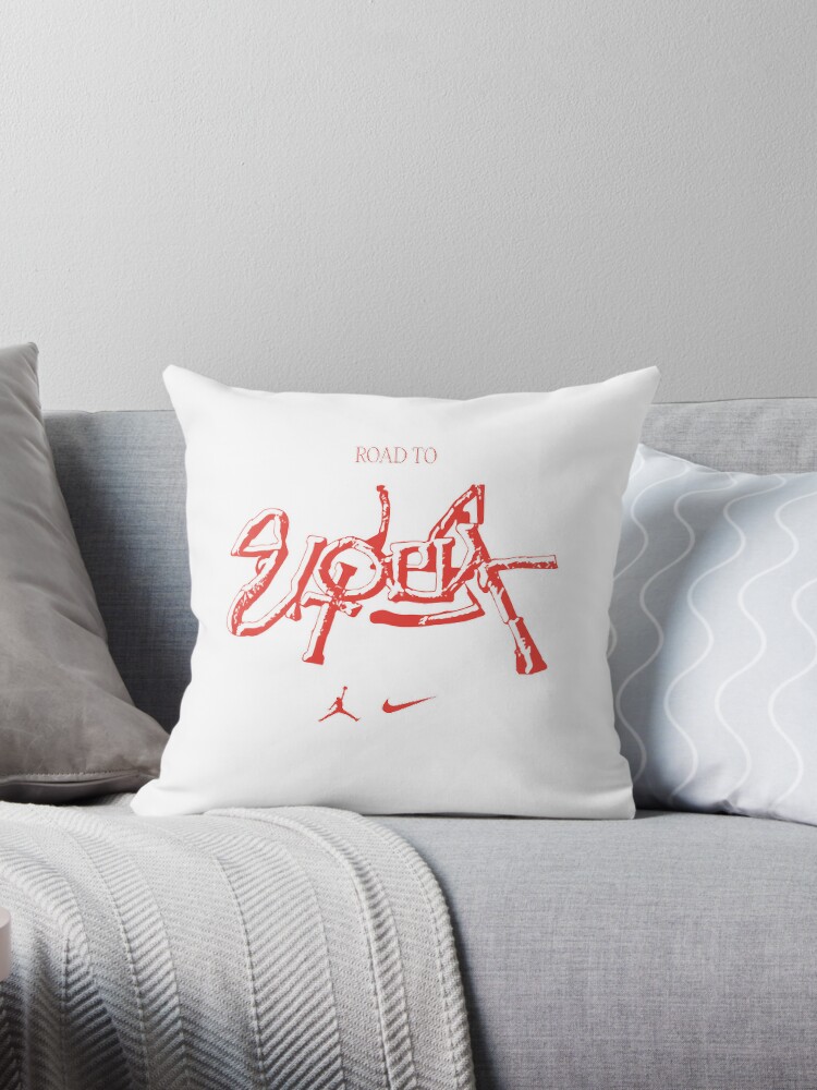 Utopia X Nike Throw Pillow for Sale by Capybara Locker