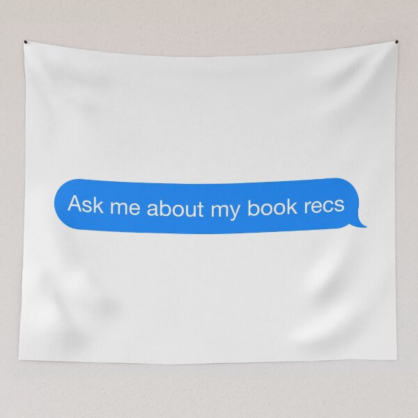 Item preview, Ask Me About My Book Recs Text Bubble designed and sold by kayleefisherr.