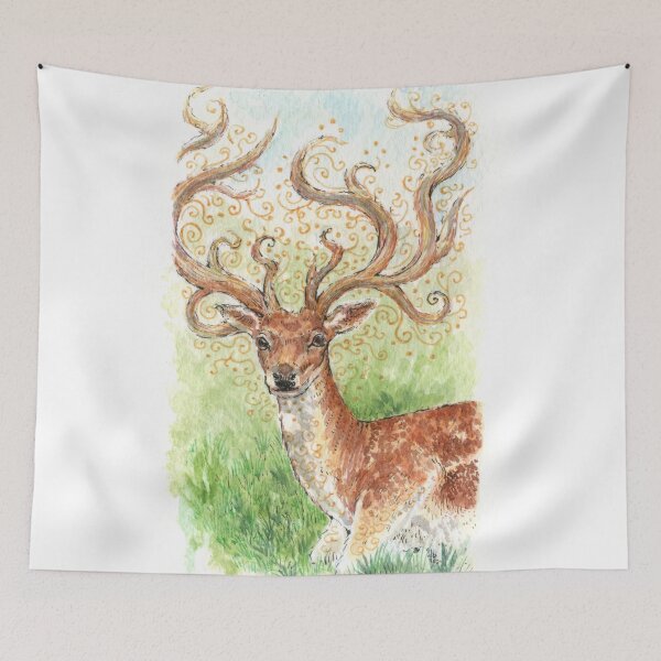 Item preview, Stag - Watercolour designed and sold by Brett Miley.