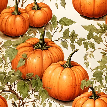 Artwork thumbnail, Pumpkin Pattern 19 by DigitalPatternx
