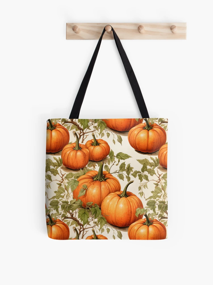 Thumbnail 1 of 2, Tote Bag, Pumpkin Pattern 19 designed and sold by DigitalPatternx.