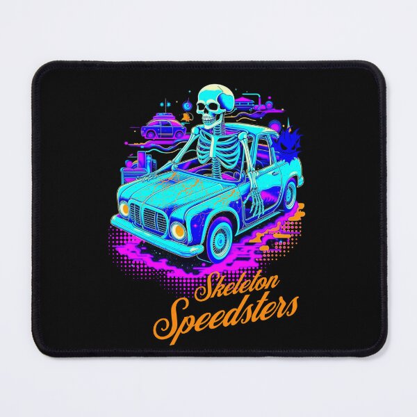 Item preview, Skeleton Speedsters Halloween Horror Scary Car Speed Fast Racing Cars designed and sold by CarantinedChaos.