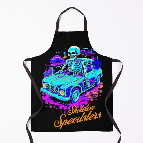 Item preview, Skeleton Speedsters Halloween Horror Scary Car Speed Fast Racing Cars designed and sold by CarantinedChaos.