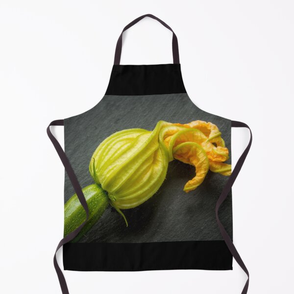 Item preview, Yellow courgette flower on slate background designed and sold by bailey-cooper.