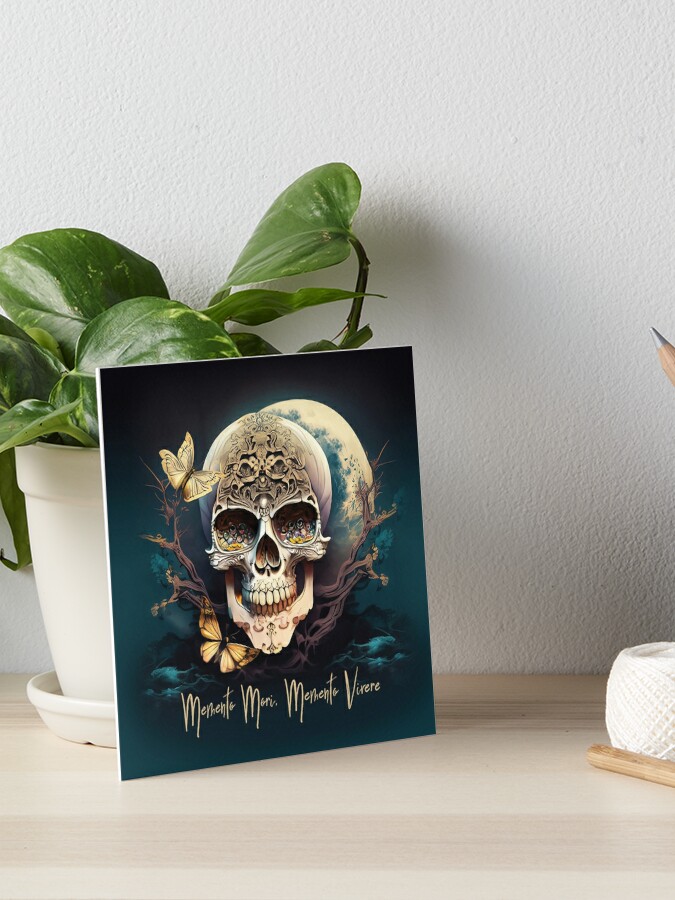 Memento Mori, Memento Vivere Art Board Print for Sale by Antrhopoid  Emporium