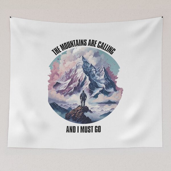 Item preview, The Mountains Are Calling And I Must Go Hiking Addict Explore Outdoor Get to the top You can Do It No Limits designed and sold by chatzous.