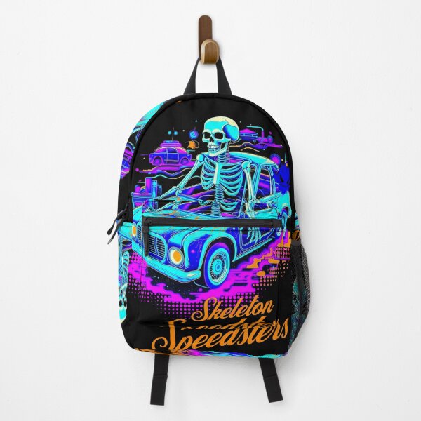 Item preview, Skeleton Speedsters Halloween Horror Scary Car Speed Fast Racing Cars designed and sold by CarantinedChaos.