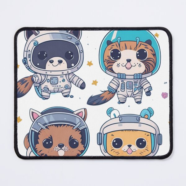 Item preview, kawaii raccoon space astronaut designed and sold by irosh madushan.
