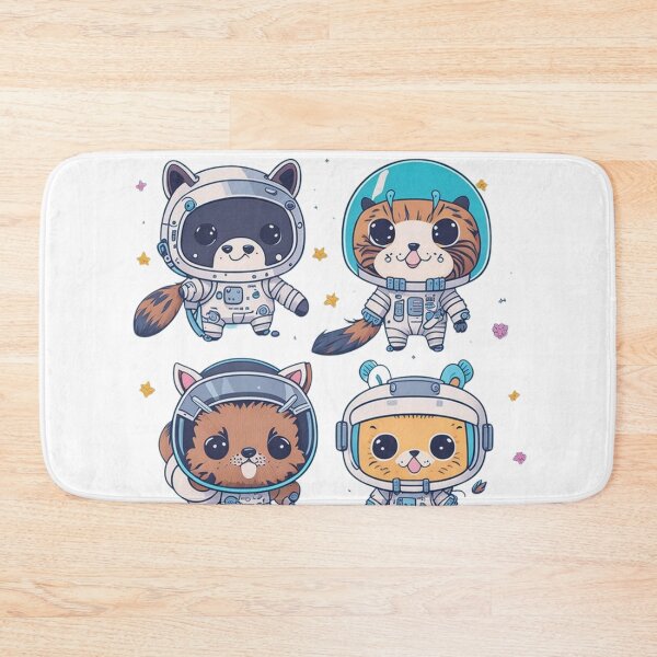 Item preview, kawaii raccoon space astronaut designed and sold by irosh madushan.