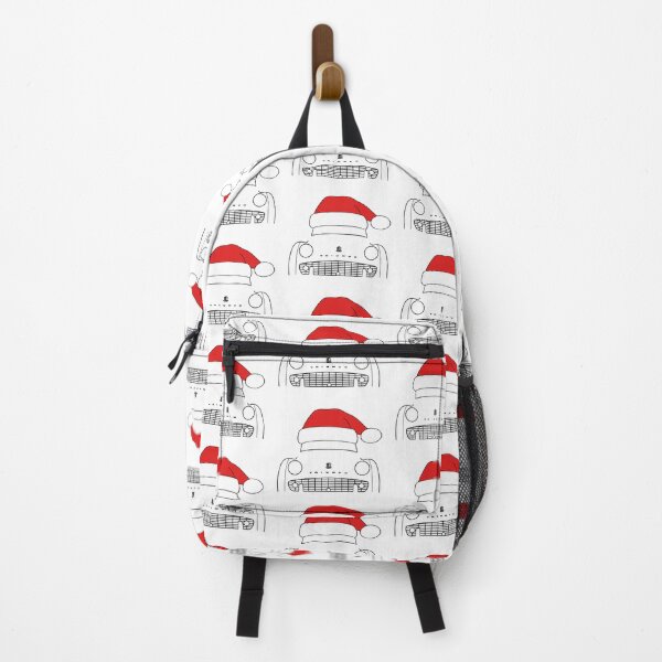 Item preview, Triumph TR3 classic car Christmas hat edition black designed and sold by soitwouldseem.
