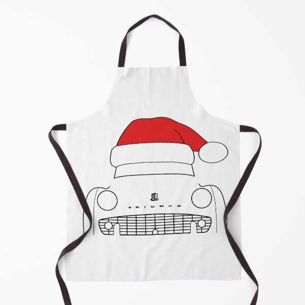Item preview, Triumph TR3 classic car Christmas hat edition black designed and sold by soitwouldseem.