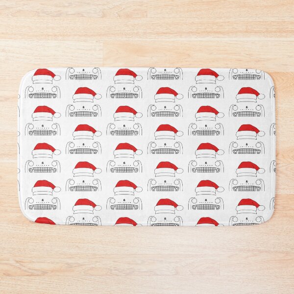 Item preview, Triumph TR3 classic car Christmas hat edition black designed and sold by soitwouldseem.
