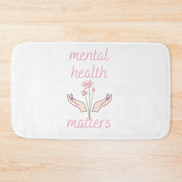 Item preview, Mental Health Matters, Selfcare Motivational Wellness Quote Niche designed and sold by DESIGNERSSHOPP.