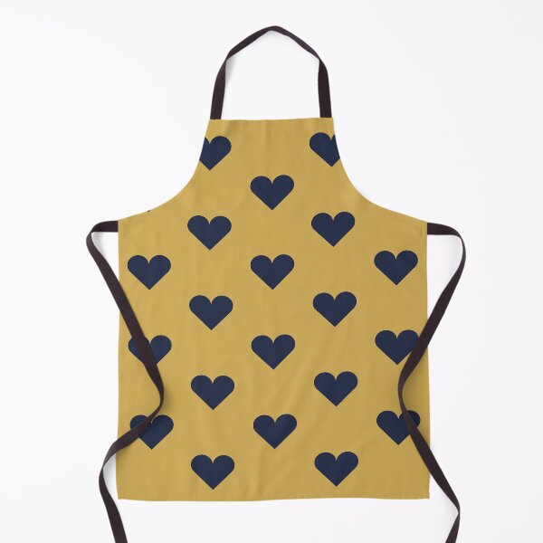 Item preview, Medium NAVY BLUE and GOLD LOVE HEARTS designed and sold by RachelMacht.