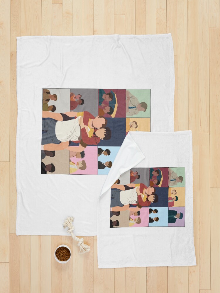 Thumbnail 5 of 6, Pet Blanket, Nick and Charlie designed and sold by comet-designs.