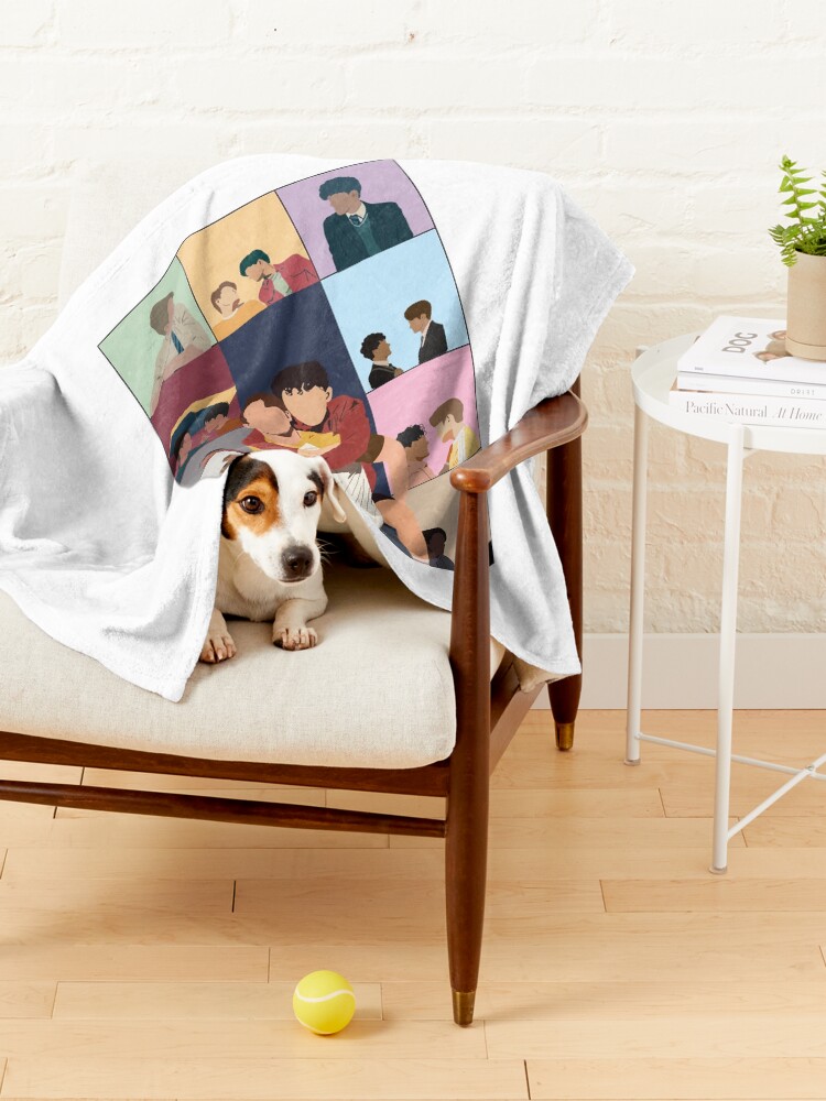 Thumbnail 4 of 6, Pet Blanket, Nick and Charlie designed and sold by comet-designs.