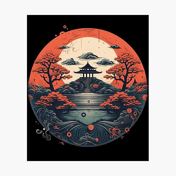 Item preview, Zen Circle Art Gift of Inspiration for Spiritual Souls designed and sold by AnnaMDesign.