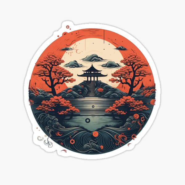 Item preview, Zen Circle Art Gift of Inspiration for Spiritual Souls designed and sold by AnnaMDesign.