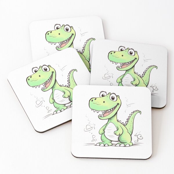 Artikelvorschau, Glücklicher Dinosaurier entworfen und verkauft von DesignsByJB1.