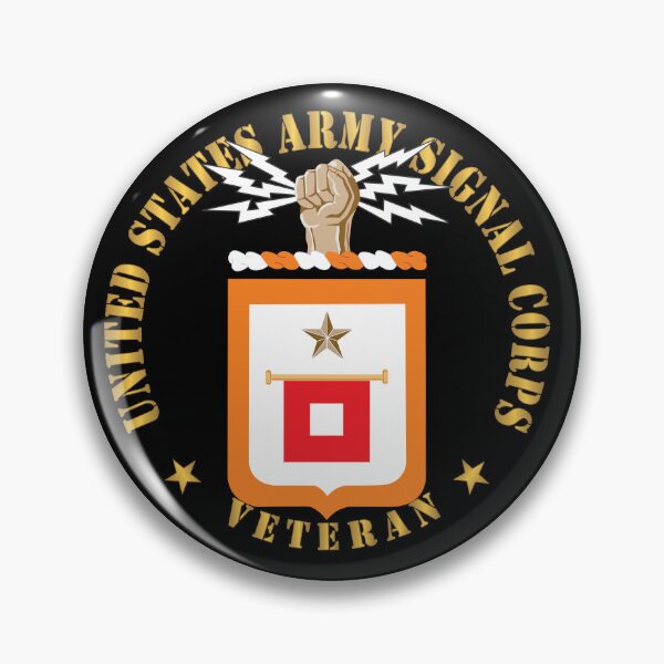 Item preview, Army - US Army Signal Corps Veteran w Signal COA wo Backgrnd X 300 designed and sold by Military Insignia Products.