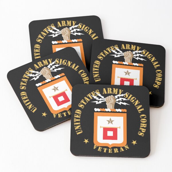 Item preview, Army - US Army Signal Corps Veteran w Signal COA wo Backgrnd X 300 designed and sold by Military Insignia Products.