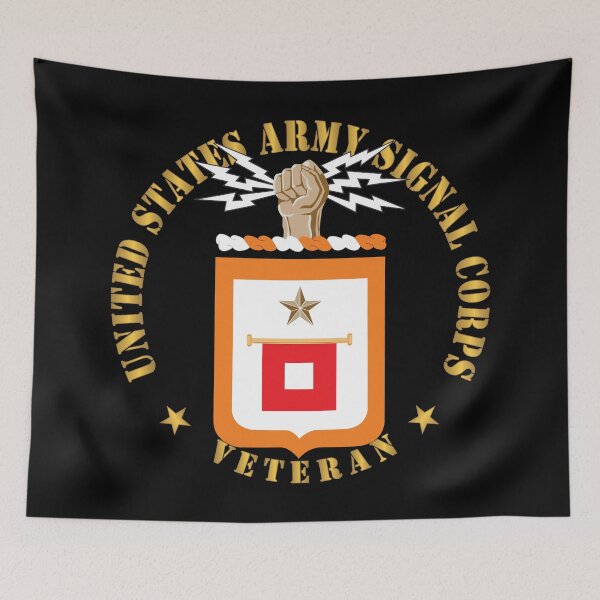 Item preview, Army - US Army Signal Corps Veteran w Signal COA wo Backgrnd X 300 designed and sold by Military Insignia Products.
