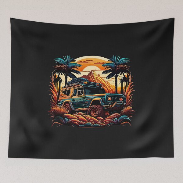 Item preview, Conquer the Wild: 4x4 Off-Road Adventures in Stunning Artwork! designed and sold by Watchara Aekcheen.