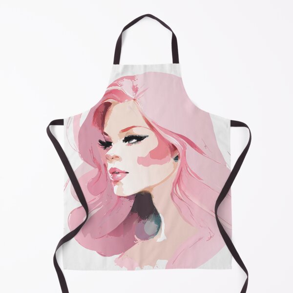 Item preview, Retrato de supermodelo con estilo en tonos pastel Arte vectorial de moda designed and sold by SemARTDesign.