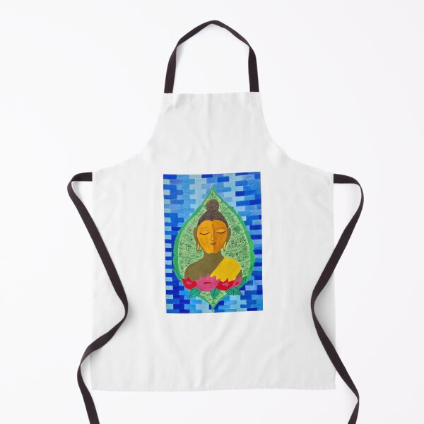 Item preview, Lord buddha on leaf designed and sold by Kiruthikaarts.