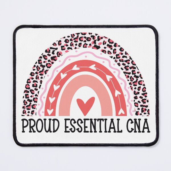 Item preview, Proud Essential CNA - Cute Boho Rainbow Christmas gift for certified nursing assistants designed and sold by TaraGbear.
