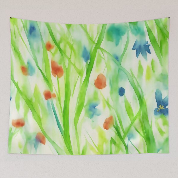 Item preview, Grass colorful Seamless pattern designed and sold by RocketArtInd.