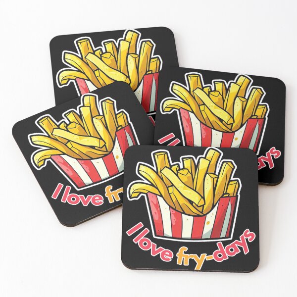 Aperçu de l'œuvre J'aime les frites créée et vendue par OB Print.