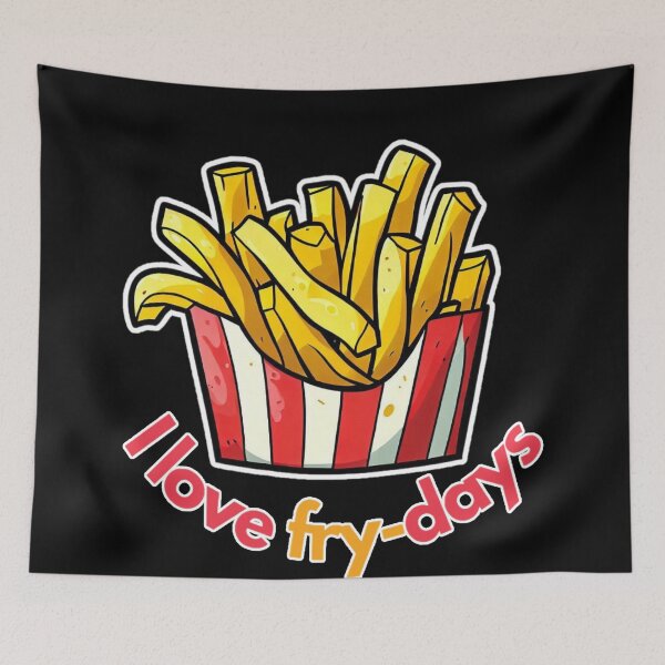 Item preview, I Love Fry-Days designed and sold by OB Print.