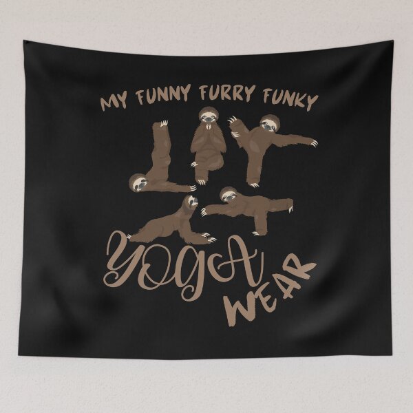 Item preview, My Funny Furry Funky Yoga Wear designed and sold by BarvinWayne.