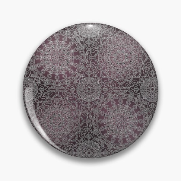 Item preview, Black and Pink Selfmade Mandala Pattern 25 designed and sold by JoanNinjaHen.