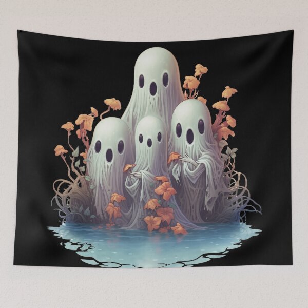 Item preview, Ghost with pals designed and sold by Devilscrib Design.