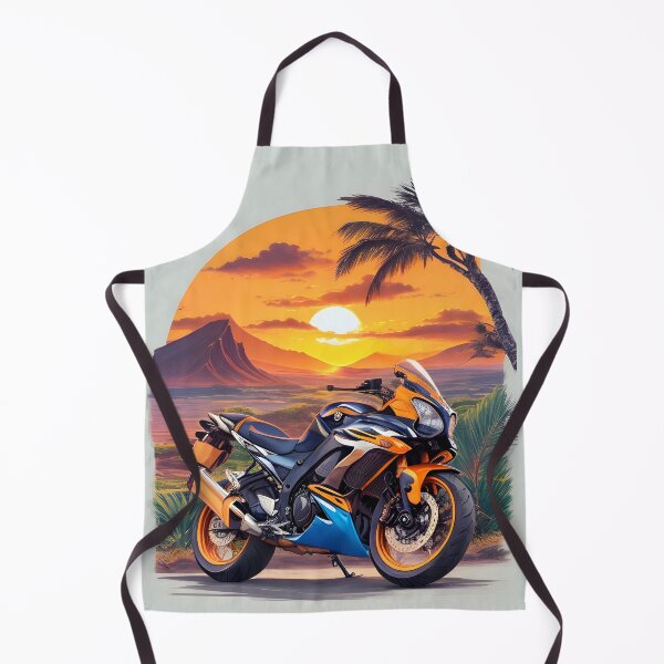 Item preview, Palm Paradise: Motorcycle Bliss on the Beach designed and sold by Ceemko's Vintage Corner.