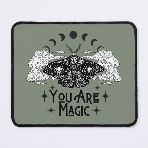 Item preview, You are Magic Moth Moon Stars Green designed and sold by Madeleine39.
