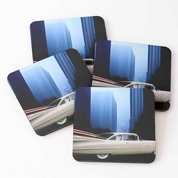 Item preview, Cadillac Coupe DeVille from 1959 designed and sold by Peter Kraaibeek | Generative Designs and Car Art.