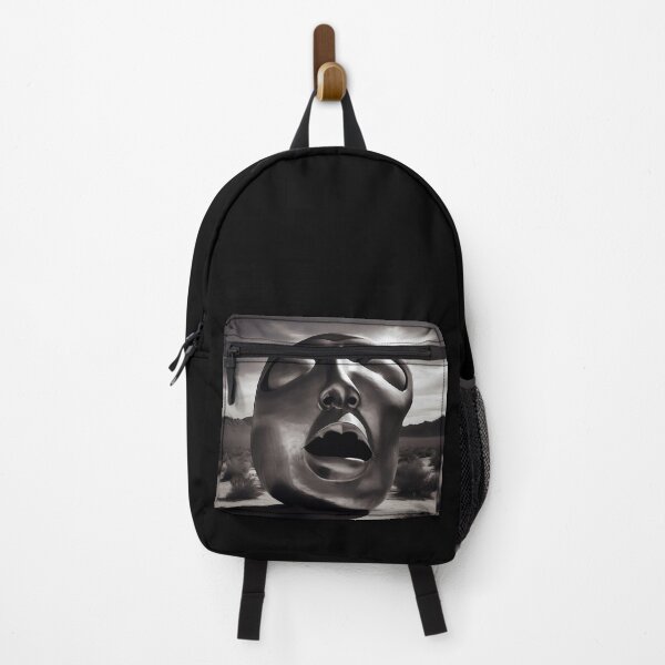 Item preview, metal face in desert landscape  designed and sold by bfunky-visuals.