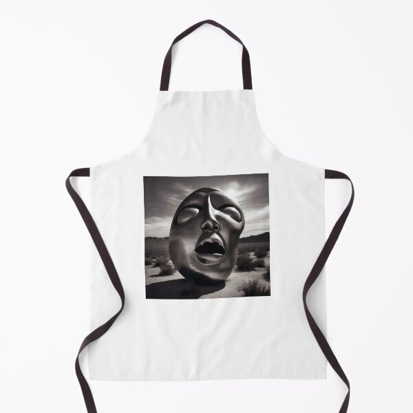 Item preview, metal face in desert landscape designed and sold by bfunky-visuals.