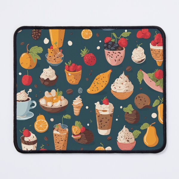 Item preview, Fruits, desserts and coffee designed and sold by InkElemental.