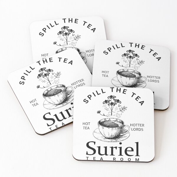 Item preview, Spill The Tea Suriel Tea Room Acotar Gifts Book Lover Gifts A Court Of Thorns And Roses designed and sold by GracyDavide.